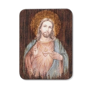 SACRED HEART OF JESUS WALL PLAQUE