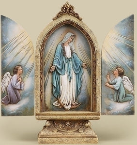 OUR LADY OF GRACE TRIPTYCH - 41439 - Catholic Book & Gift Store 