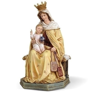 8"H OUR LADY OF MOUNT CARMEL FIGURE