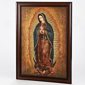 27.25"H OUR LADY OF GUADALUPE FRAMED - 66454 - Catholic Book & Gift Store 