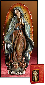 4" OUR LADY OF GUADALUPE FIGURE - PC944 - Catholic Book & Gift Store 