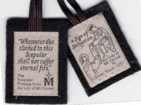 BROWN SCAPULAR - SC-BR-AD - Catholic Book & Gift Store 