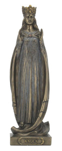 8.5" OUR LADY OF KNOCK, COLD CAST BRONZE - SR-76528
