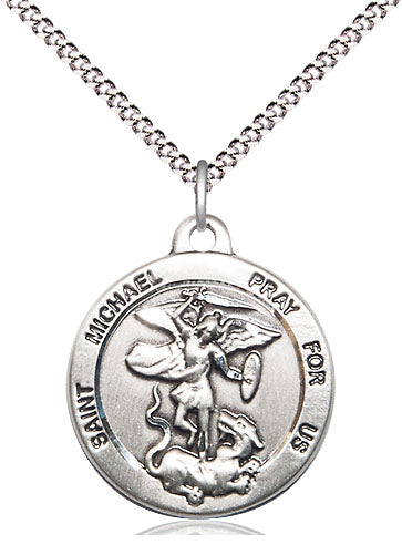 Sterling Silver St. Michael the Archangel Medal