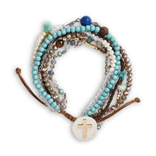 Turquoise Beaded Prayer Bracelet