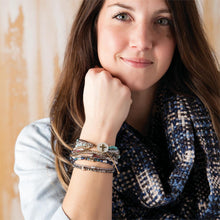 Gray Beaded Prayer Bracelet