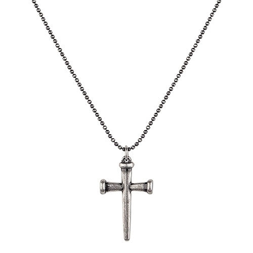 Men's Nail Cross Necklace