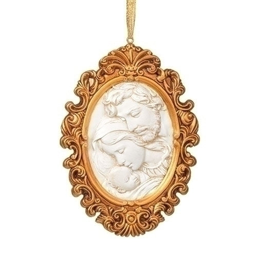 Oval Holy Family Ornament
