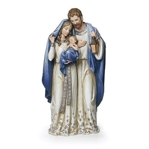 Navy/Silver Holy Family Figure