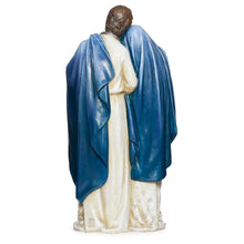 Holy Family Embracing the Christ Child in Blue & Silver