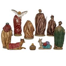 Rust & Gray 9-Piece Nativity Set