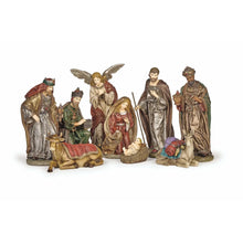 Rust & Gray 9-Piece Nativity Set