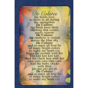 De Colores Prayer Card