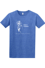 Knot a Problem - Our Lady Undoer of Knots Adult T-shirt: Heather Royal / XL