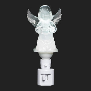 Praying Angel Acrylic Night Light - Plug In