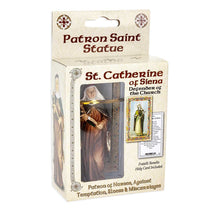 Hand Painted Statue of Saint Catherine of Siena