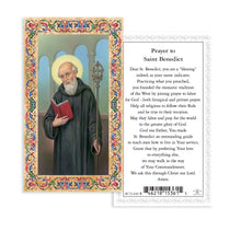 Hand Painted Statue of Saint Benedict
