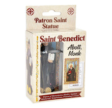 Hand Painted Statue of Saint Benedict