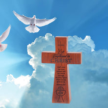 Confirmation Tabletop Cross - Engraved with Romans 5:5