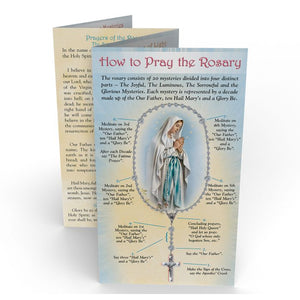 Mysteries of the Rosary - How to Pray the Rosary Pamphlet