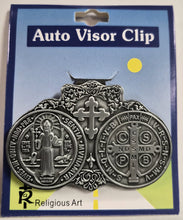 Saint Benedict Medal Visor Clip
