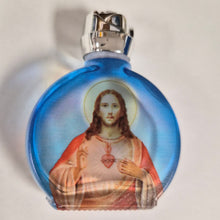 Sacred Heart Glass Holy Water Bottle