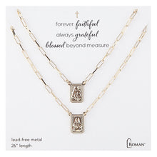 Gold Scapular Necklace