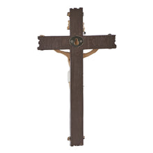 Rustic Rope-Tied Crucifix with Traditional Corpus