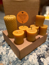 Queen’s Choice Beeswax Pillar Candle and Votive Candle 6 Pack