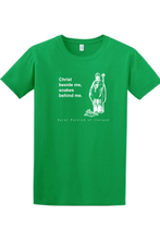 Christ Beside Me - St. Patrick Adult T-Shirt: Irish Green / XL