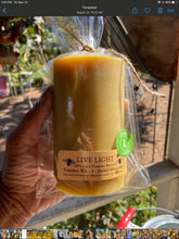 Beeswax Pillar Candle 5x3 inches