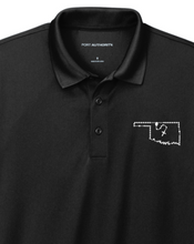Oklahoma Catholic Rosary Polo: Deep Black / S