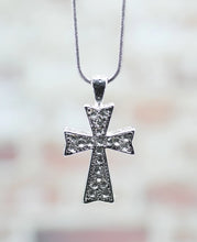 Cross Clear Crystal Necklace - Eden Merry Necklace