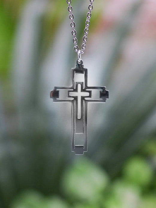 Cross in Cross Necklace - Eden Merry Necklace