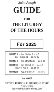 Liturgy Of The Hours Guide For 2025