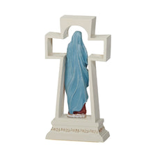 Lighted Madonna & Child Cross
