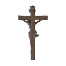 Rustic Bronze Finished Wall Crucifix with Christ Figure