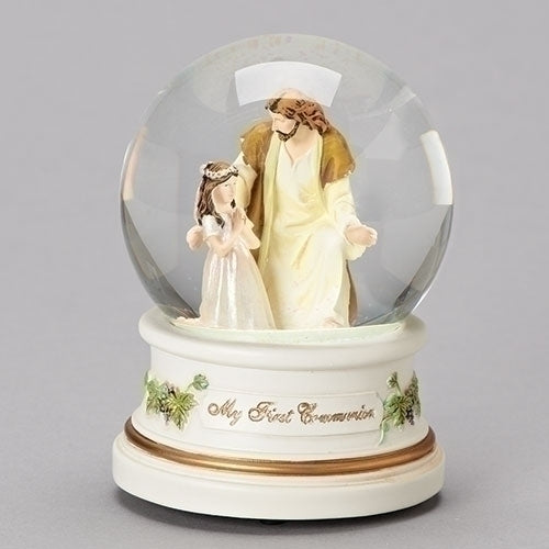 MUSICAL DOME GIRL WITH JESUS; 1ST COMMUNION