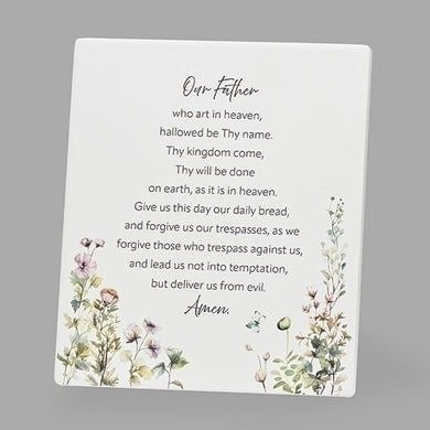 The Lord's Prayer Wall Plaque