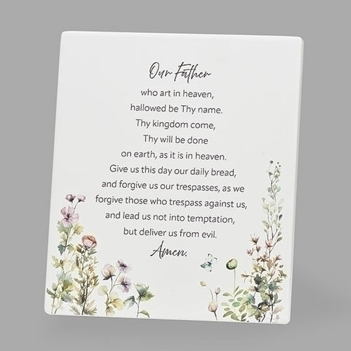 The Lord's Prayer Wall Plaque