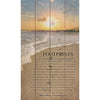 Footprints Wood Panel Plaque