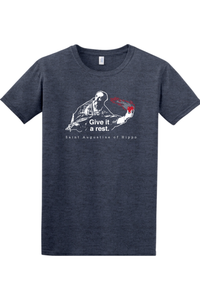Give It a Rest - St. Augustine Adult T-Shirt: Heather Navy / XL