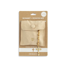 Gold Rosary + Pouch