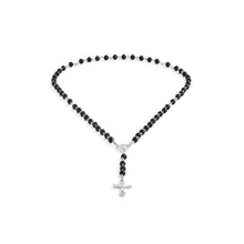Black Rosary + Pouch