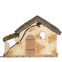 Lighted Stone Cottage Stable - Fontanini Collection