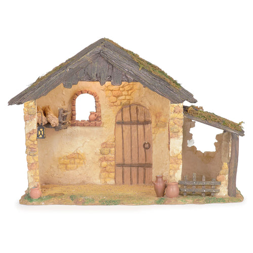 Lighted Stone Cottage Stable - Fontanini Collection