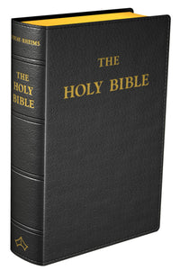 Douay-Rheims Bible Large Size - Black Leather