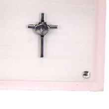 Pink Baptism Blessings Frame