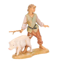 Clement the Boy with Pig Figure - Fontanini Collection - Catholic Book & Gift Store 