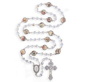 Stations of the Cross Crystal Bead Rosary